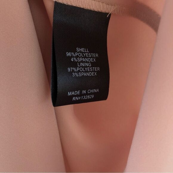 NBD REVOLVE Lila Gown in Champagne Satin Slip Draped Maxi Column Leg Slit S - Picture 13 of 13